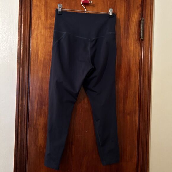 Girlfriend Collective Leggings Midnight Navy Blue Small 7/8 High Rise Stretch - Picture 6 of 8
